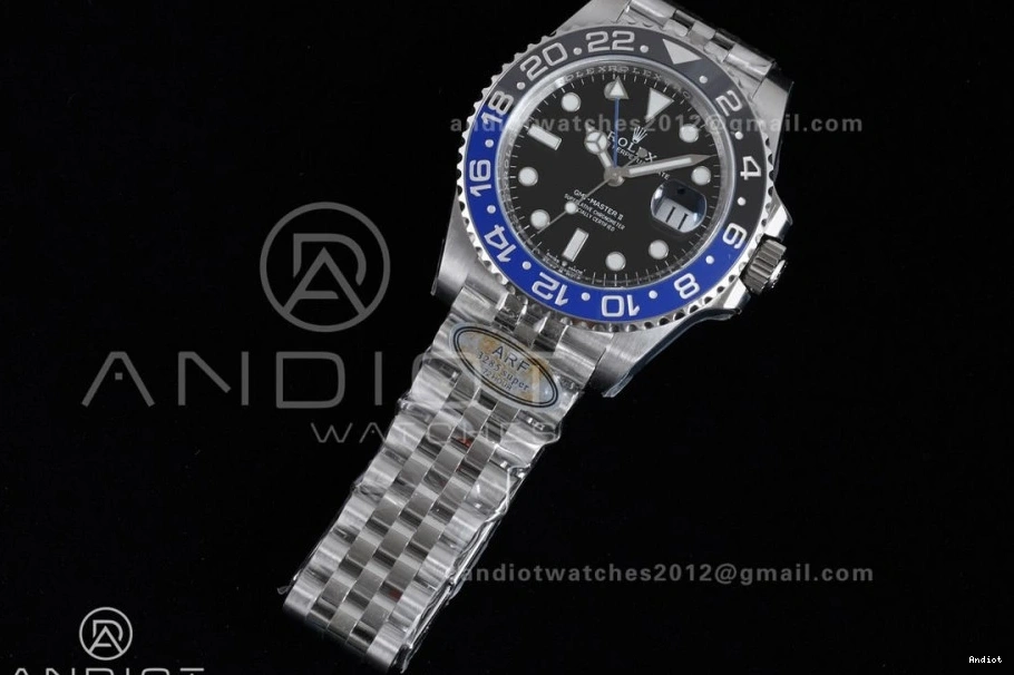 Edition II BLNR SH3285 SS Batgirl 904L Best GMT Jubilee Master On ARF Bracelet 126710 V2 1:1 New 0213